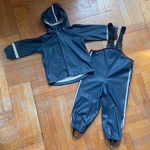 REIMA rain set with jacket and bib pants